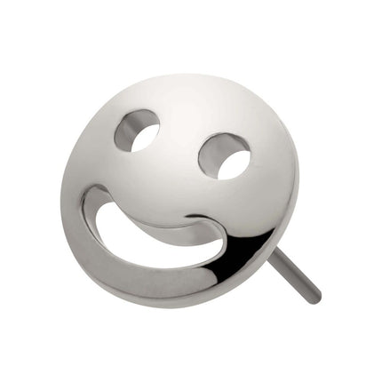 Invictus Titanium Threadless Smiley Face Emoji Top