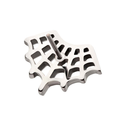 Invictus Titanium Threadless Fan Shape Spiderweb Top