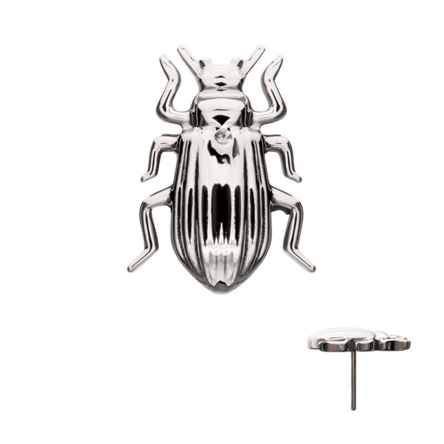 Invictus Titanium Threadless Beetle Top