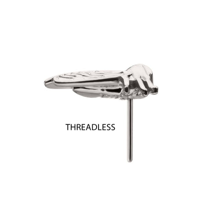Invictus Titanium Threadless Cicada Top