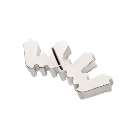 Invictus Titanium Threadless Prong Set Baguette & Round CZ 7-Cluster Top