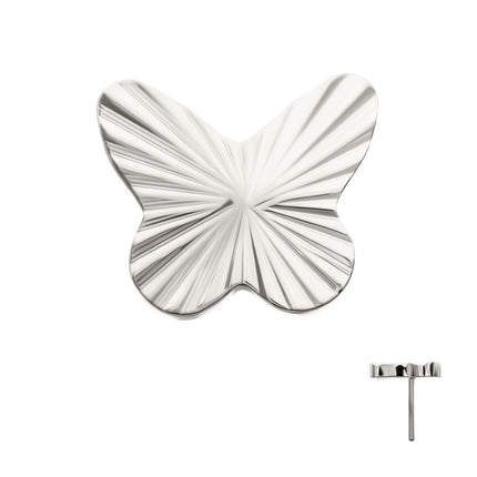 Invictus Titanium Threadless Corrugated Butterfly Top