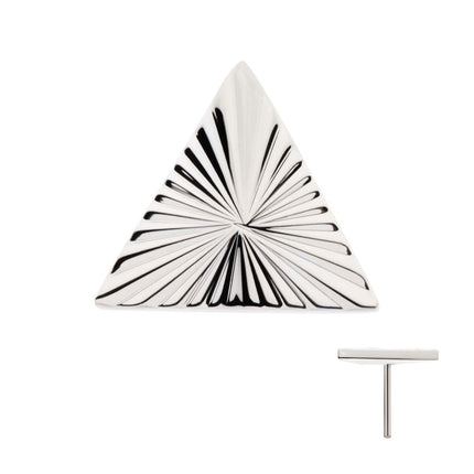 Invictus Titanium Threadless Corrugated Triangle Top
