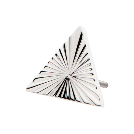 Invictus Titanium Threadless Corrugated Triangle Top