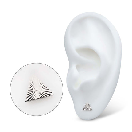 Invictus Titanium Threadless Corrugated Triangle Top