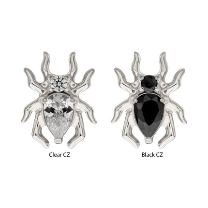Invictus 24KT Gold PVD Titanium Threadless Spider Top