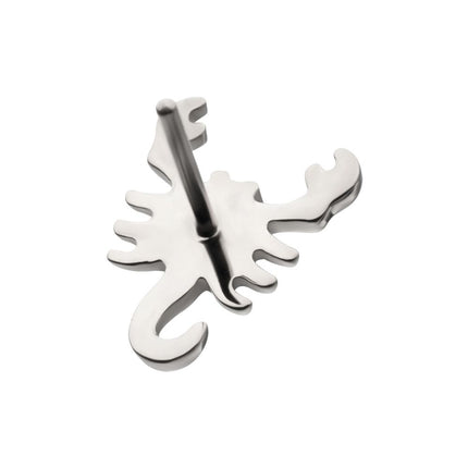 Invictus Titanium Threadless Low Profile 3D Scorpion Top