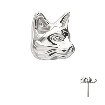 Invictus Titanium Threadless Low Profile 3D Cat's Head Top