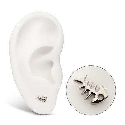 Invictus Titanium Threadless Low Profile 3D Fishbone Top