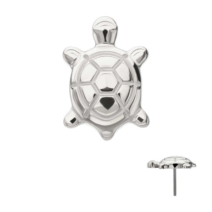 Invictus Titanium Threadless Low Profile 3D Corrugated Land Turtle Top