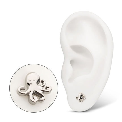 Invictus Titanium Threadless Low Profile 3D Octopus Top