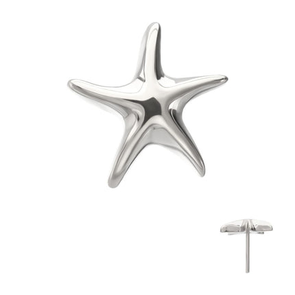 Invictus Titanium Threadless Low Profile 3D Starfish Top