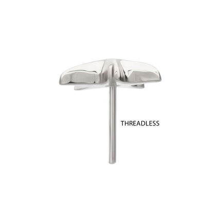 Invictus Titanium Threadless Low Profile 3D Starfish Top