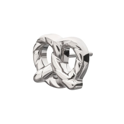 Invictus Titanium Threadless Twisted Pretzel Top