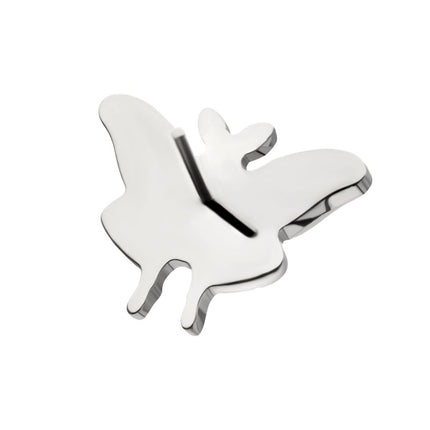 Invictus Titanium Threadless Prong Set Gem Luna Moth Top