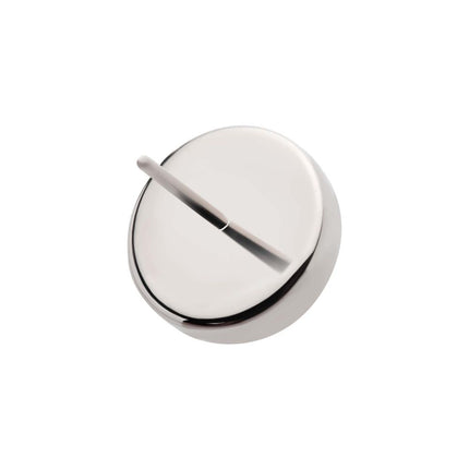 Invictus Titanium Threadless Bezel Set Natural Labradorite Stone Top