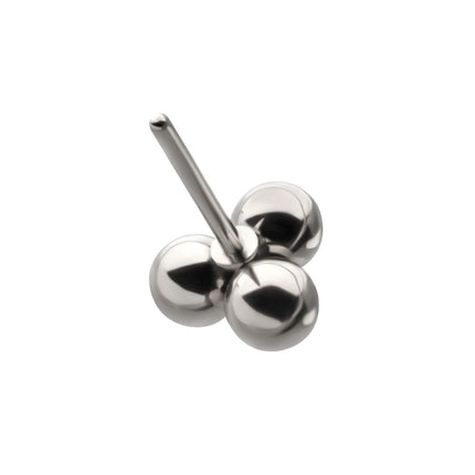 Invictus Titanium Threadless Trinity Ball Top