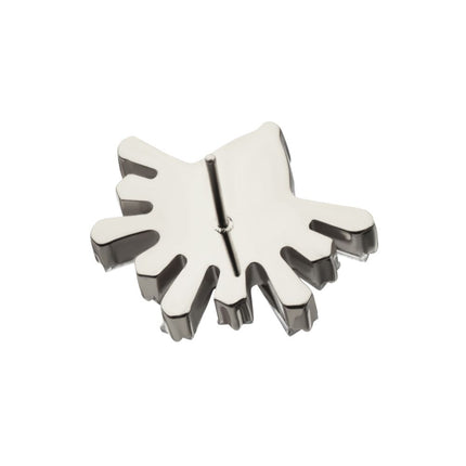 Invictus Titanium Threadless Teardrop & Baguette Cluster Gem Sunray Top