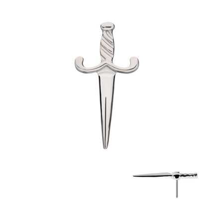 Invictus Titanium Threadless Dagger Top