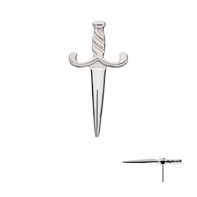 Invictus Titanium Threadless Dagger Top