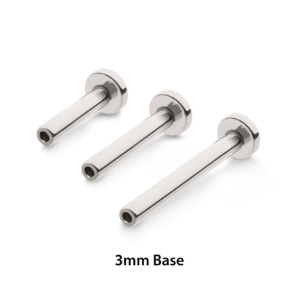 Invictus Titanium Threadless Labret 3mm Base