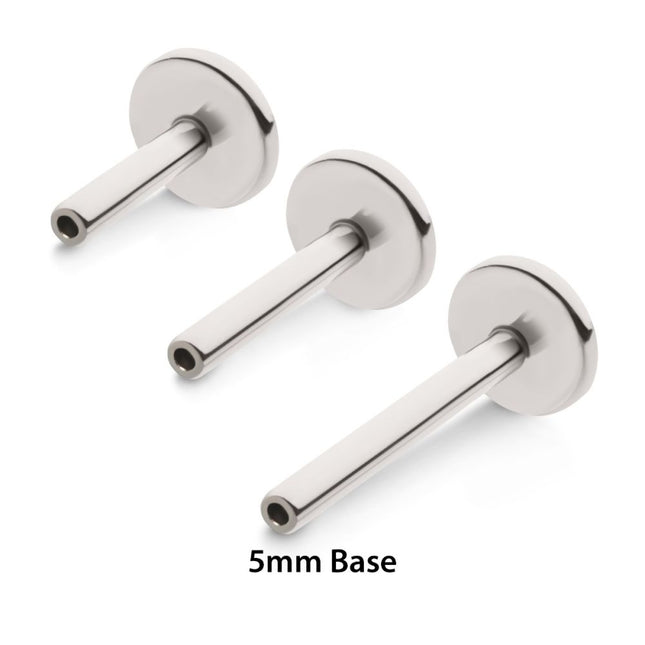 Invictus Titanium Threadless Labret 5mm Base