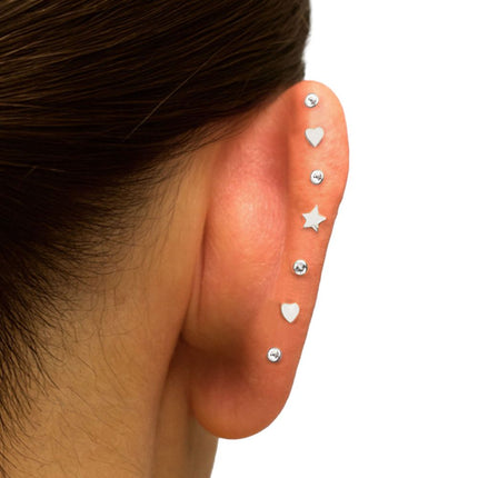 Invictus Titanium Threadless Star Back Duality Labret (Base Only)