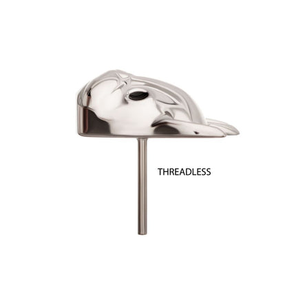 Invictus Titanium Threadless 3D French Bulldog Head Top