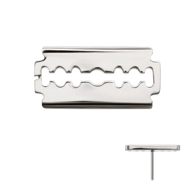 Invictus Titanium Threadless Razor Blade Top