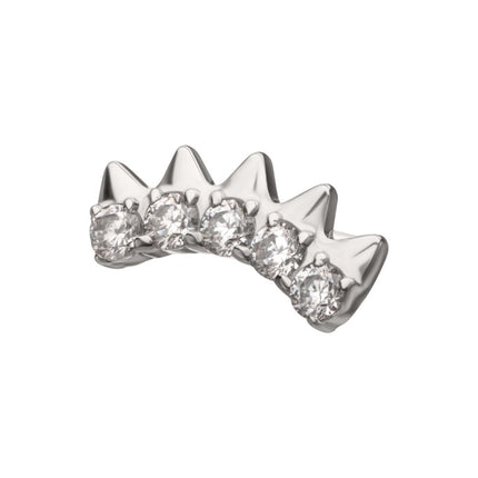 Invictus Titanium Threadless Arc Spike Cluster Top