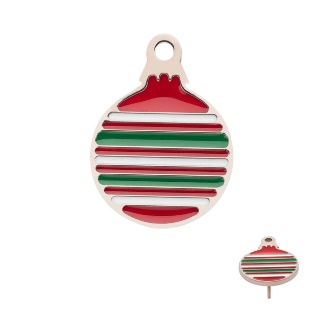 Invictus Titanium Threadless Christmas Ornament Top