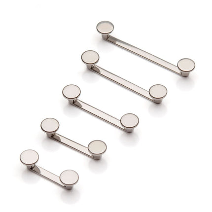 Invictus Titanium Internally Threaded with 4mm Flat Discs Surface Barbell