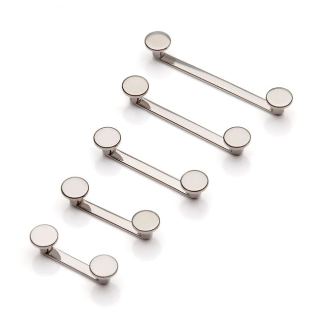 Invictus Titanium Internally Threaded with 4mm Flat Discs Surface Barbell