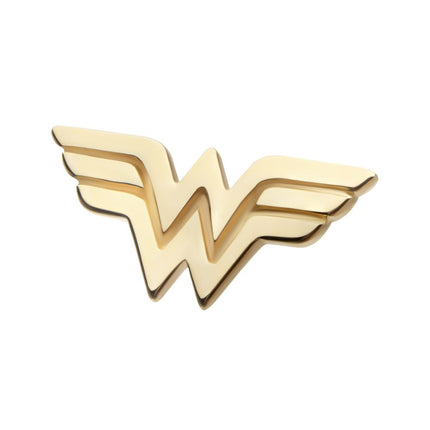 Invictus 14Kt Yellow Gold DC Comics Wonder Woman Logo Threadless Top